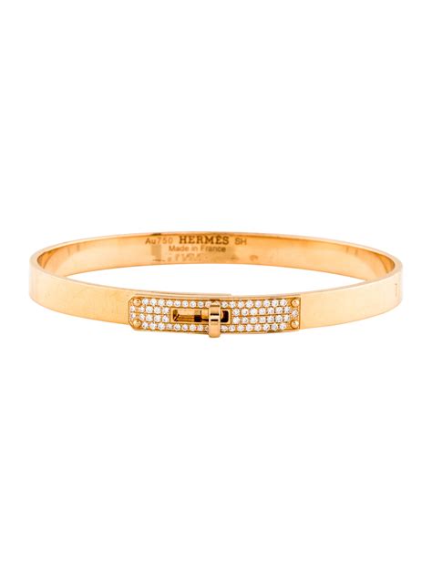 hermes diamond bangle bracelet